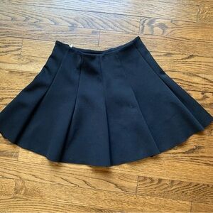 Topshop Black Pleated Mini Skirt Size 0 Petite XS No Flaws